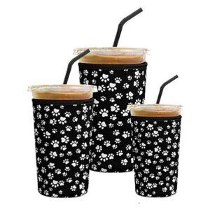 Reusable Iced Coffee Sleeves Neoprene Insulator Cup Sleeve for Cold Drinks